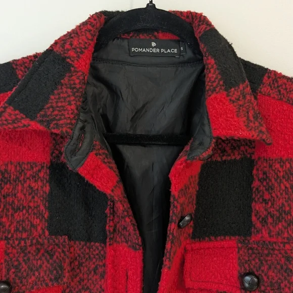 Pomander Place Austen Wool Blend Shacket - Picture 5 of 8